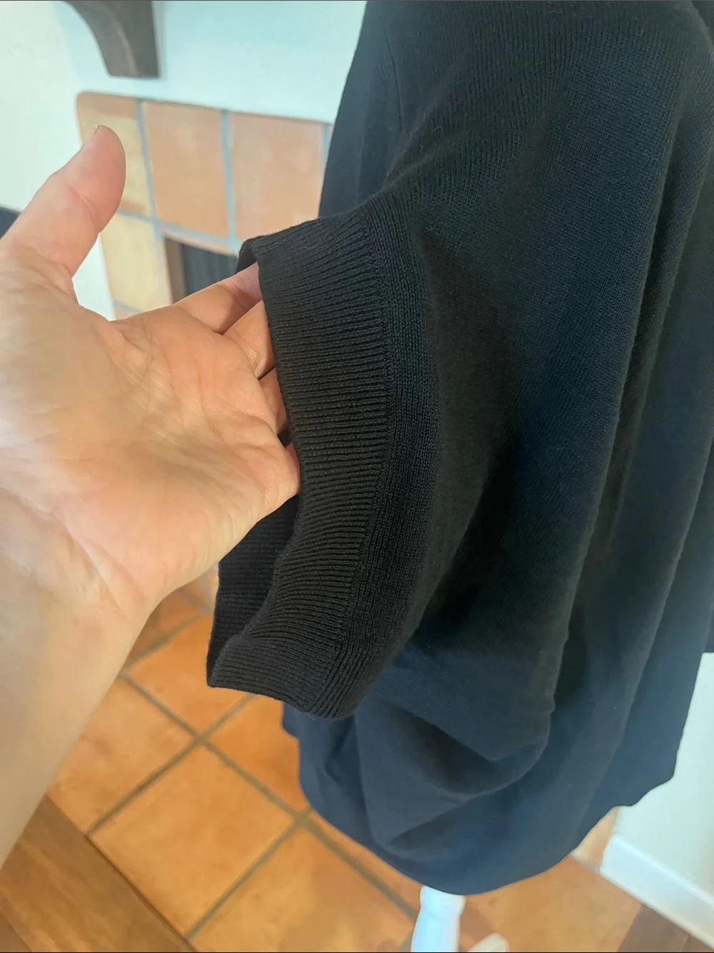 +BERYLL Black Open Shrug/Cardigan, One Size